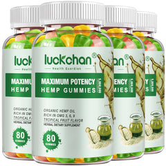 4-pack box of Hemp Gummies Advanced Extra Strength