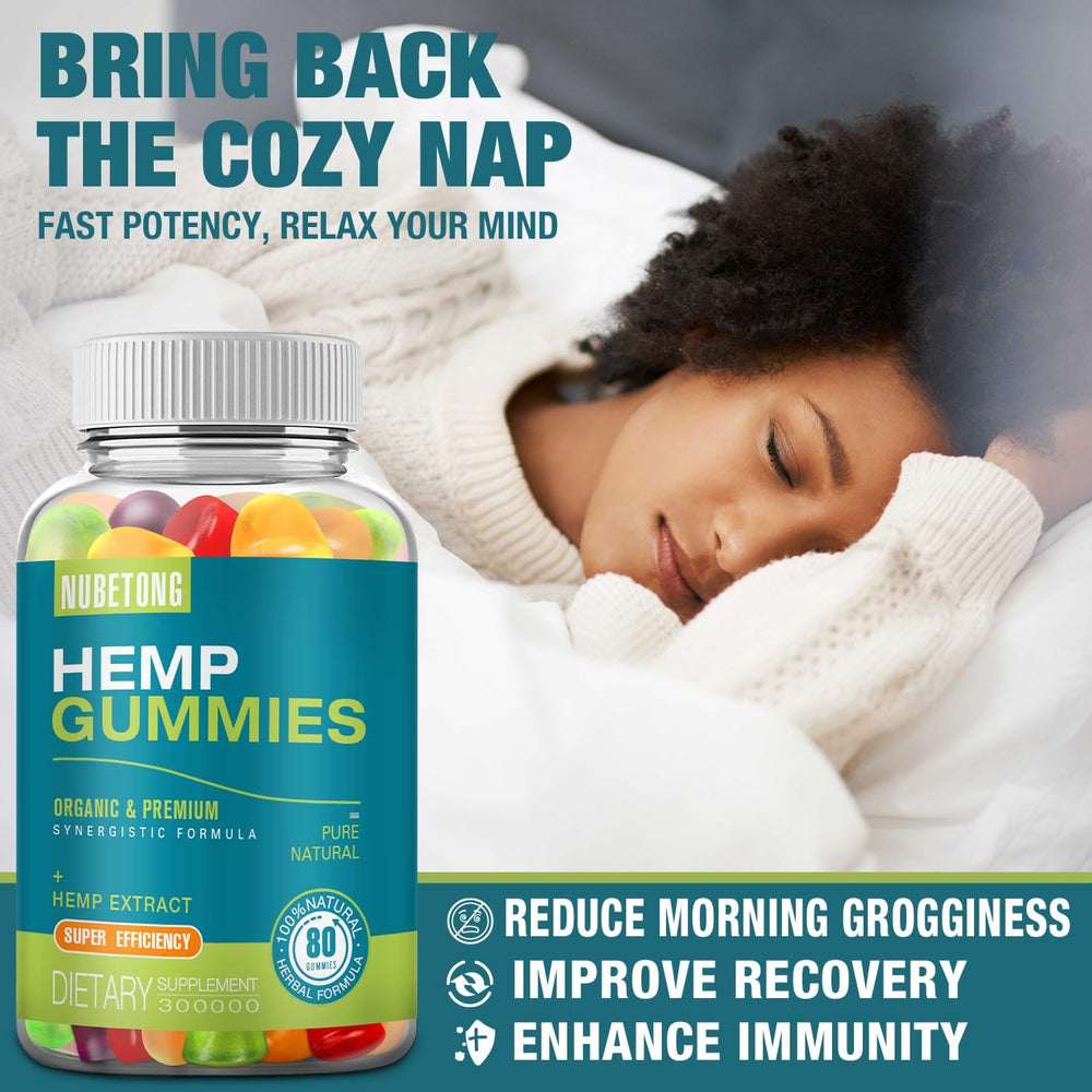 Fruity-flavored hemp gummy remedy for mobility and energy