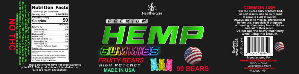 Gummies arranged for serving with a clean background