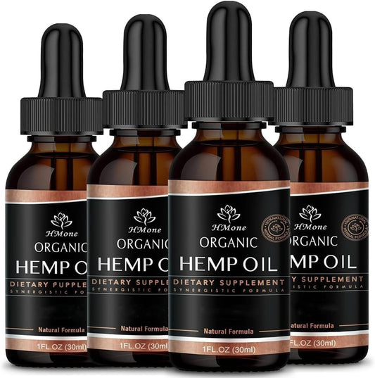 Hemp Oil 4-Pack Maximum Strength bottle front view