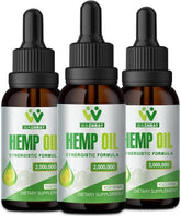 Hemp oil drops 3-pack high potency packaging