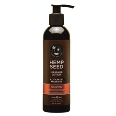 Isle of You Hemp Seed Massage Lotion 8 oz bottle