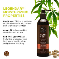 Smooth lotion texture ready for massage