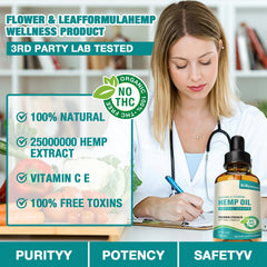 3-Pack packaging label with organic hemp information