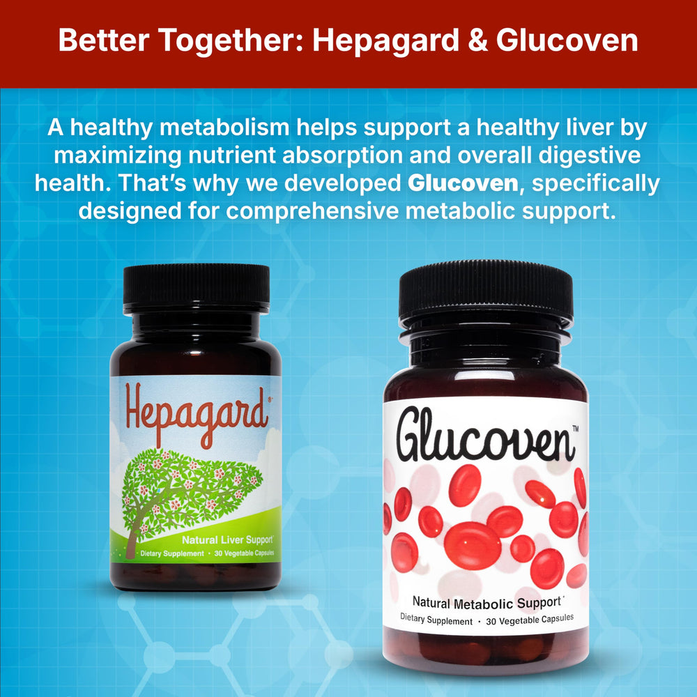 Illustration of Hepagard's five key ingredients