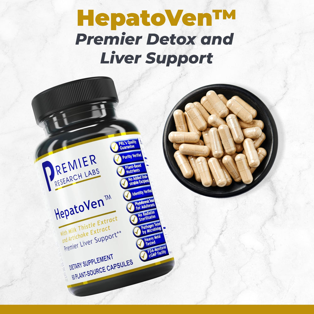 HepatoVen liver cleanse formula with artichoke extract