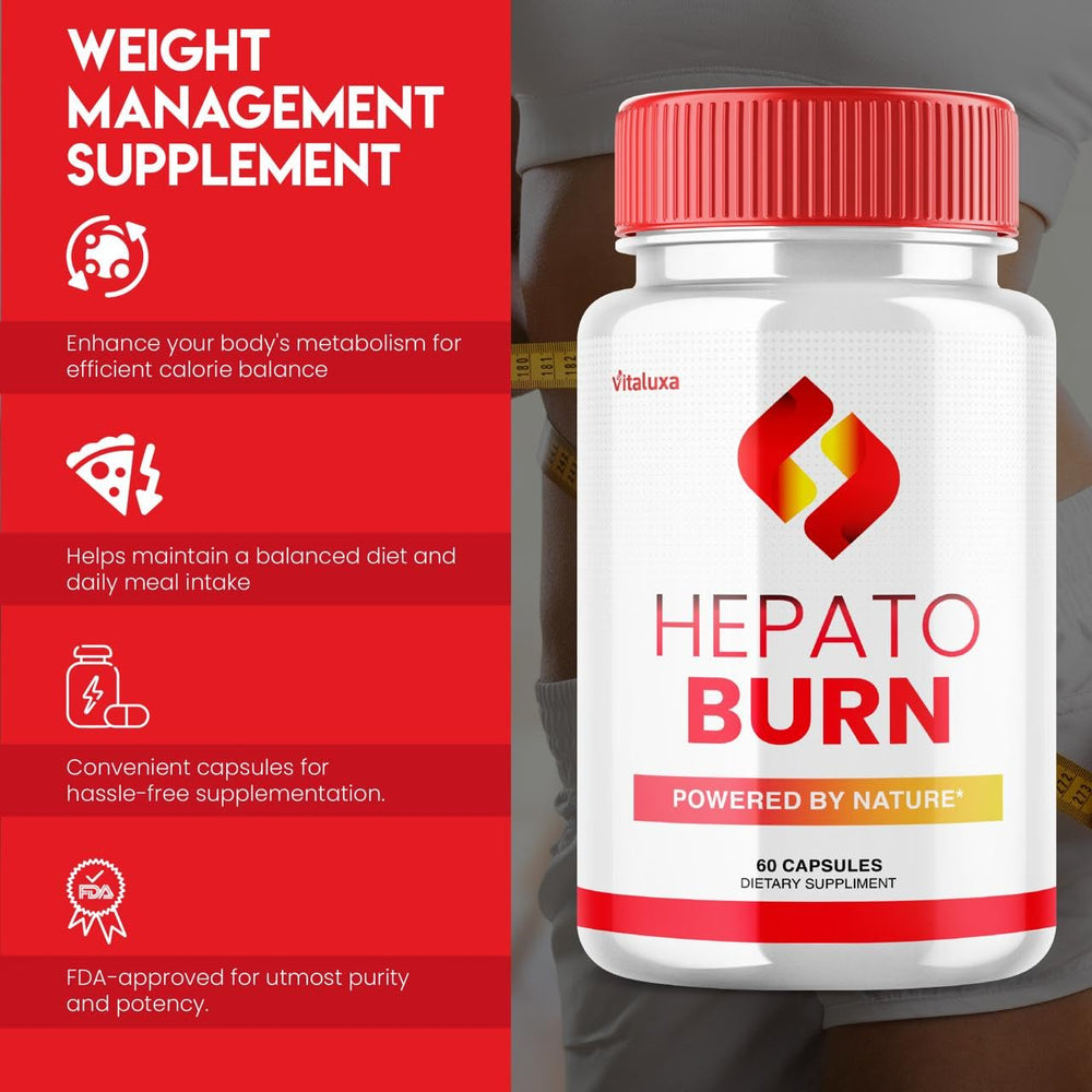 Close-up of HepatoBurn advanced formula label
