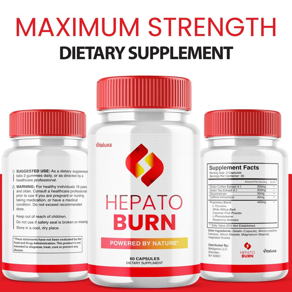 HepatoBurn bottle for both men and women usage