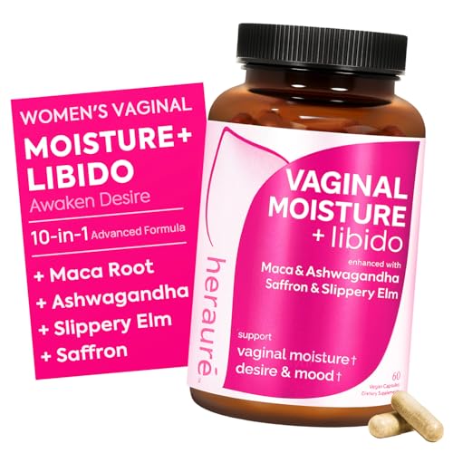 HerAuré Vaginal Moisture booster bottle: convenient daily hydration support for intimate comfort.