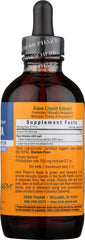 Side view of 4 FZ Kava extract bottle