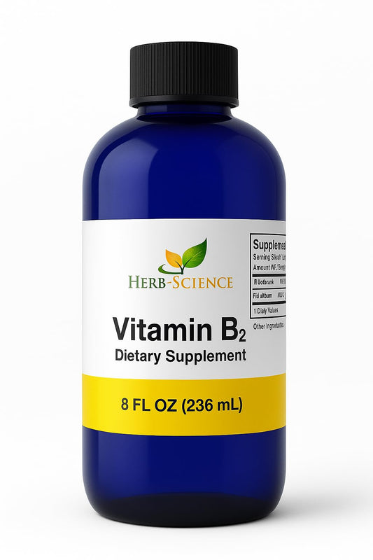 Herb-Science Vitamin B2 Drops bottle 8 oz