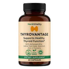 Herb Vitality Thyroid Support bottle label