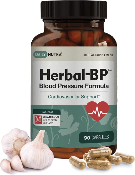 Herbal-BP hero image with bottle and packaging