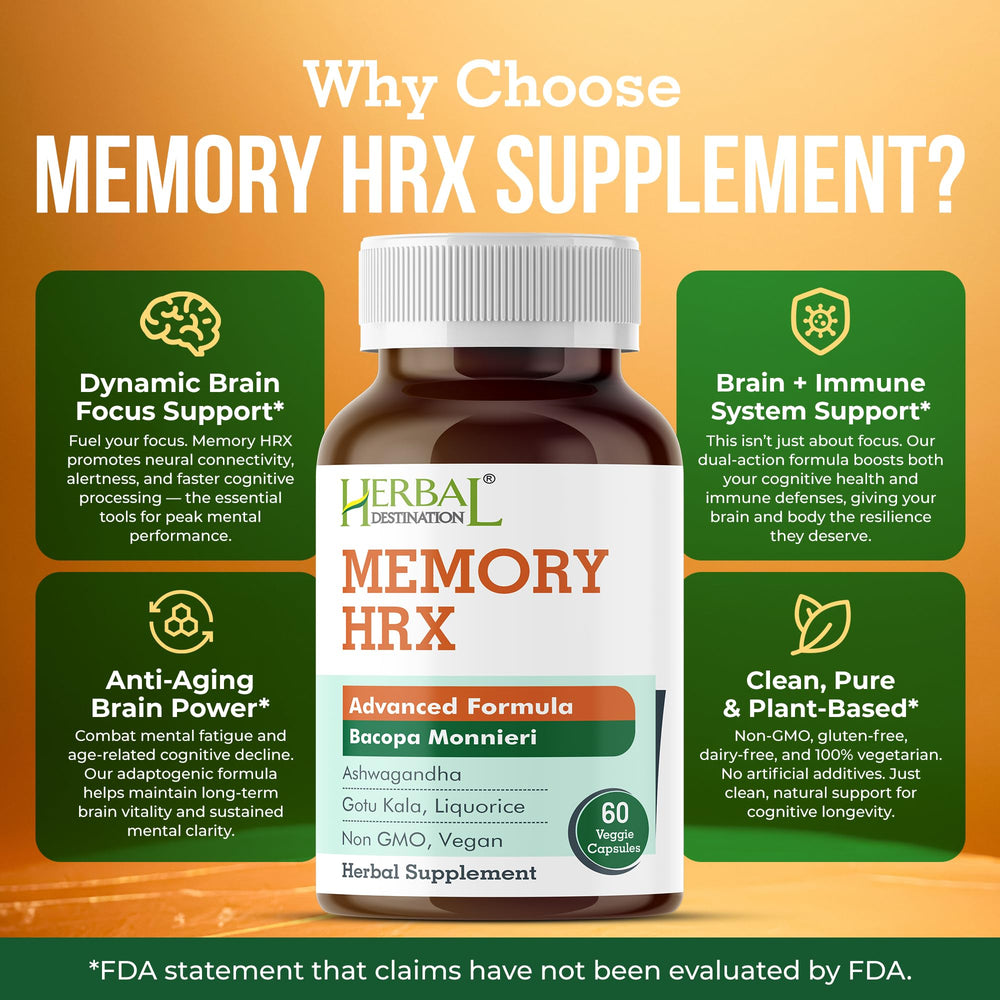 Close-up of Memory Hrx bottle label
