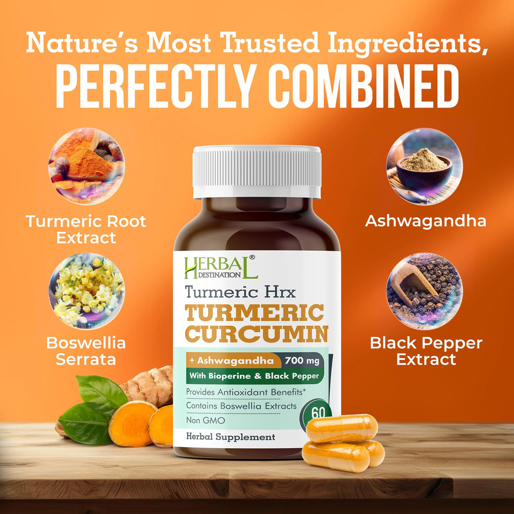 Ingredients display: Curcuma and black pepper extract