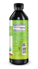 Herbal Goodness label close up highlighting 15 to 1 extraction and organic sourcing