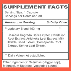 Herbal Nitro My Gentle Detox bloat-relief concept with calming aesthetic.