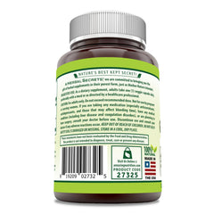 USA made, GMP certified seal on Herbal Secrets Ginkgo Biloba packaging