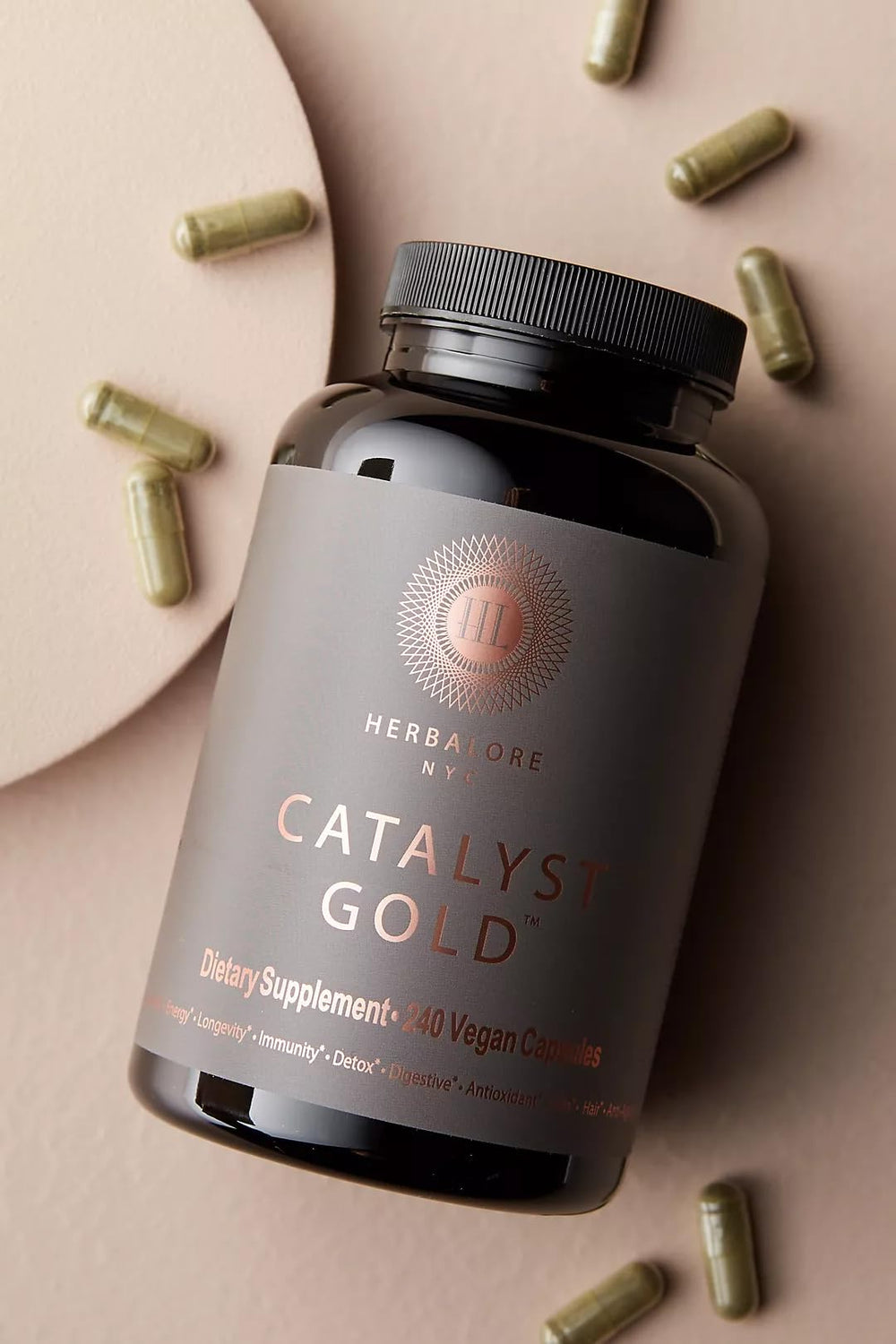 Herbalore Catalyst Gold packaging and branding