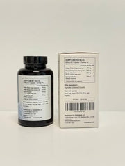 Close-up of HERBAMAMA Brain Support Capsules label