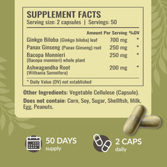 On-the-go lifestyle shot with HERBAMAMA Brain Support Capsules