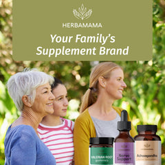 Pack of 2 Herbamama Nerve Support bottles