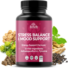 HerbaMe Cortisol Manager bottle with label