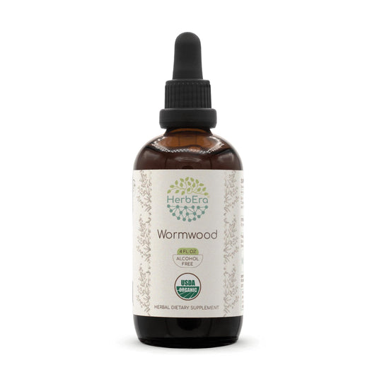 Bottle of HerbEra Wormwood tincture, 4 oz