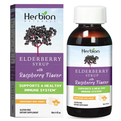 Herbion Naturals Elderberry Syrup bottle