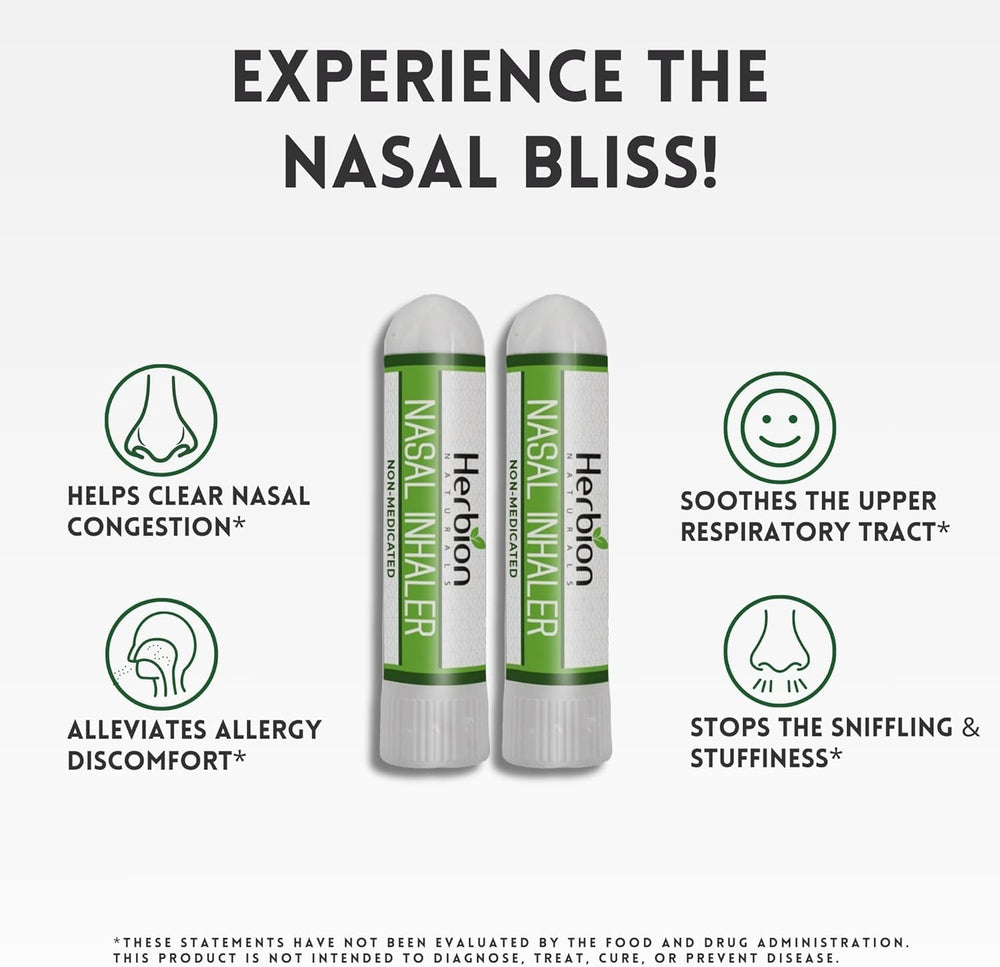 HERBION Naturals nasal inhaler before a run for refreshing breathing