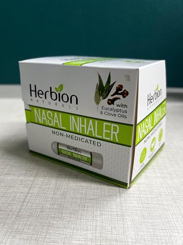 HERBION Naturals nasal inhaler at home use with soothing vapor