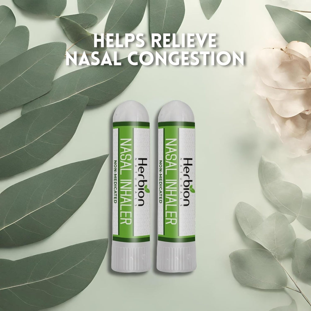 HERBION Naturals nasal inhaler portable design for travel