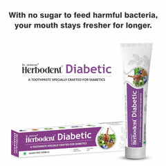 Herbodent Diabetic Toothpaste ingredients including Neem