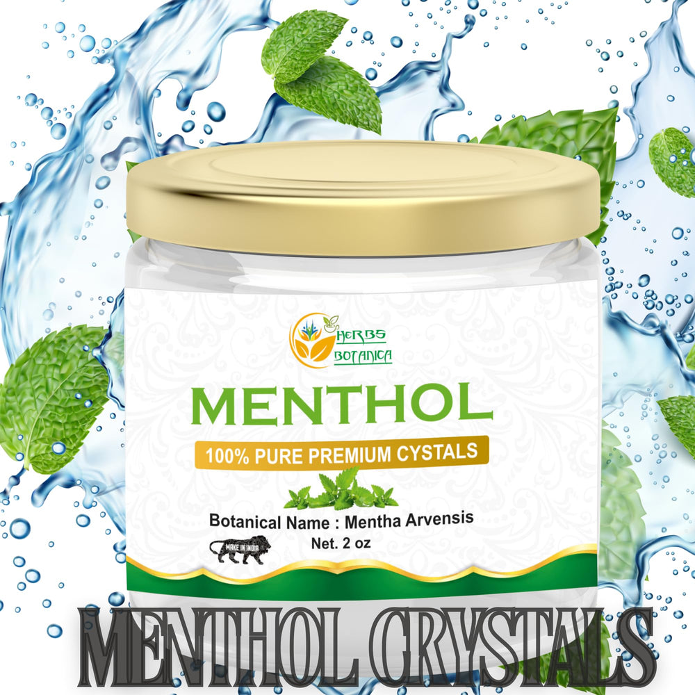 DIY cosmetics and soaps with Mentha Arvensis menthol crystals