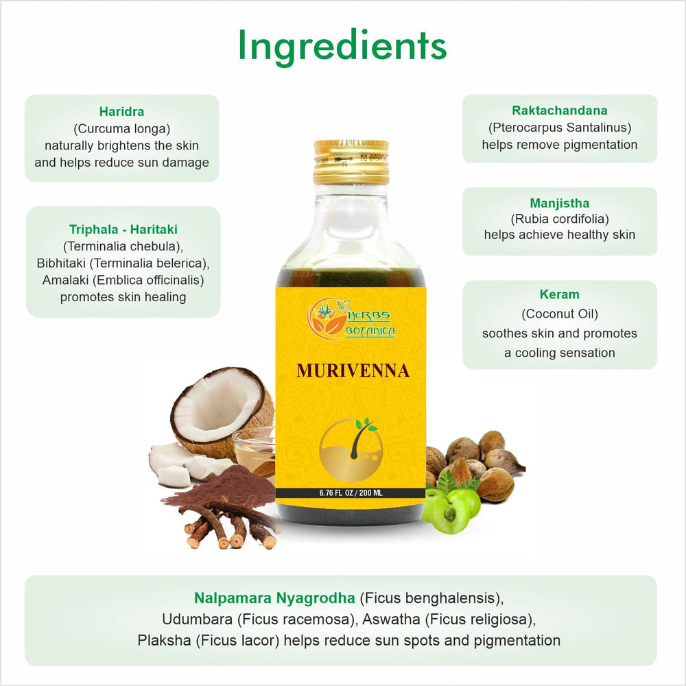 Murivenna Oil applied to knee joint for injury relief