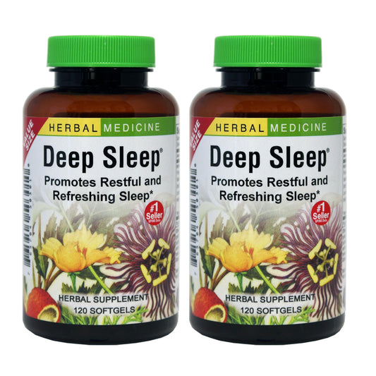 Deep Sleep Softgels bottle with 2-pack hero image