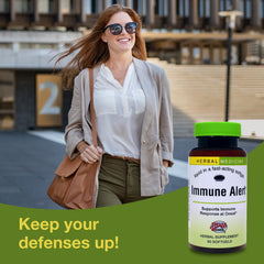Ingredients list including Andrographis, Echinacea angustifolia and Elderberry
