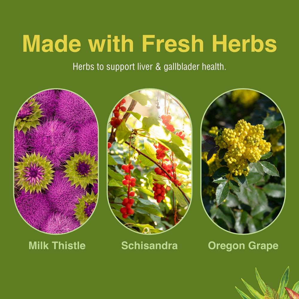 Herbs Etc. Liver Tonic packaging showing 60 softgels