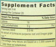 2oz liquid herbal blend for immune support