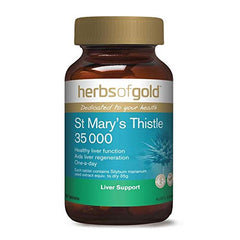 Herbs of Gold St Mary's Thistle 35000 – 60 Tablets bottle