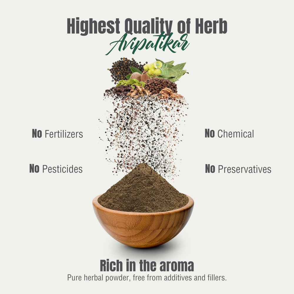 Traditional Ayurvedic preparation illustration