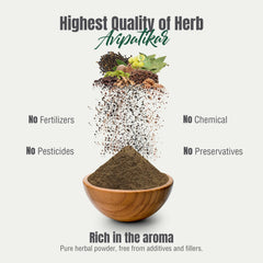 Traditional Ayurvedic preparation illustration