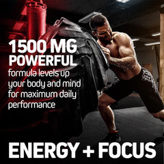 Detailed nutrition facts panel of the 1500mg ginseng supplement