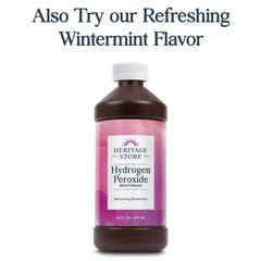 Minty fresh Heritage Mouthwash splash