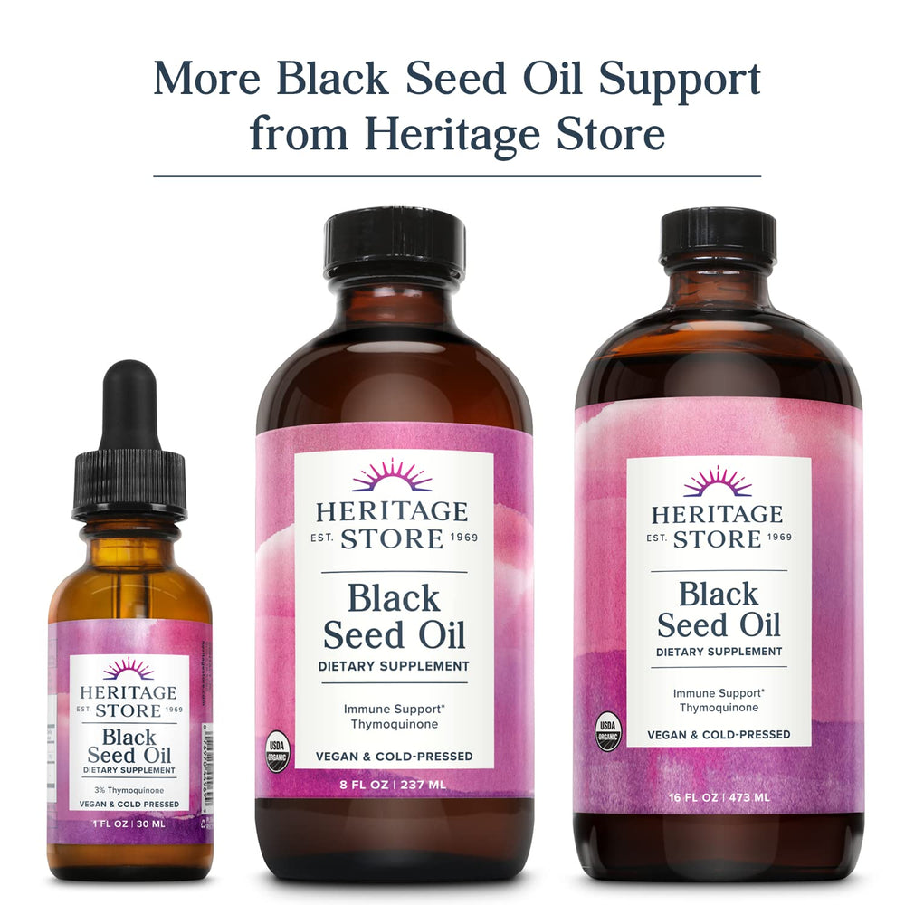 Vegan Black Seed Oil supplement packaging and label