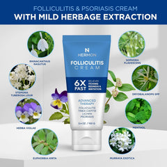 Hermon post workout skin care routine with antifungal soap