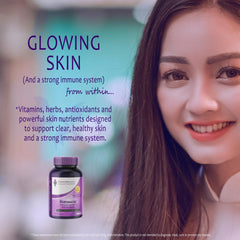 Wellness lifestyle image representing skin and immune support