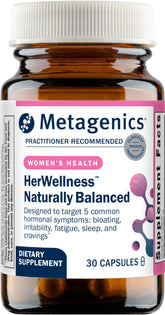 HerWellness Naturally Balanced bottle – front view