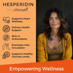 Close-up of hesperidin capsules