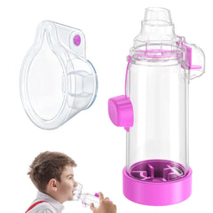 HEWEJA Nessi OTC Spacer kid mask purple for easy pediatric medication delivery